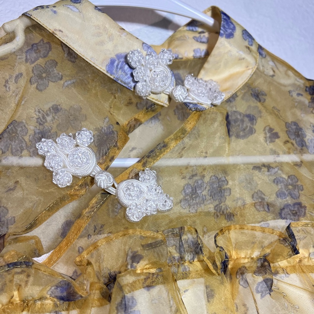 cheongsam chiffon dress